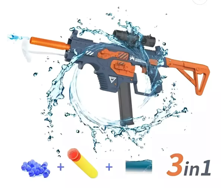 Pistola Hidrogel Dardos Agua Largo Alcance Recargable
