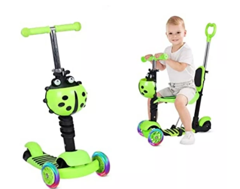 Patineta Scooter Convertible 5 En 1 Para Niños