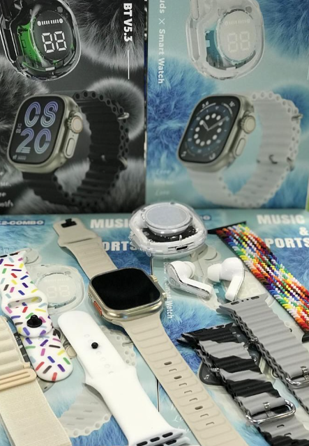 Combo Smartwatch K2 9 En 1