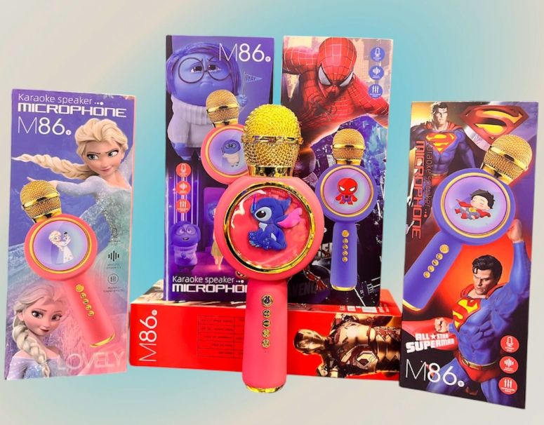 MICROFONO KARAOKE PARA NIÑOS PORTÁTIL BLUETOOTH