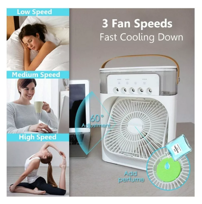 Ventilador de aire con Agua Portátil