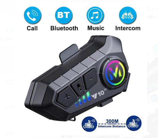 Intercomunicador Y10 Bluetooth Casco