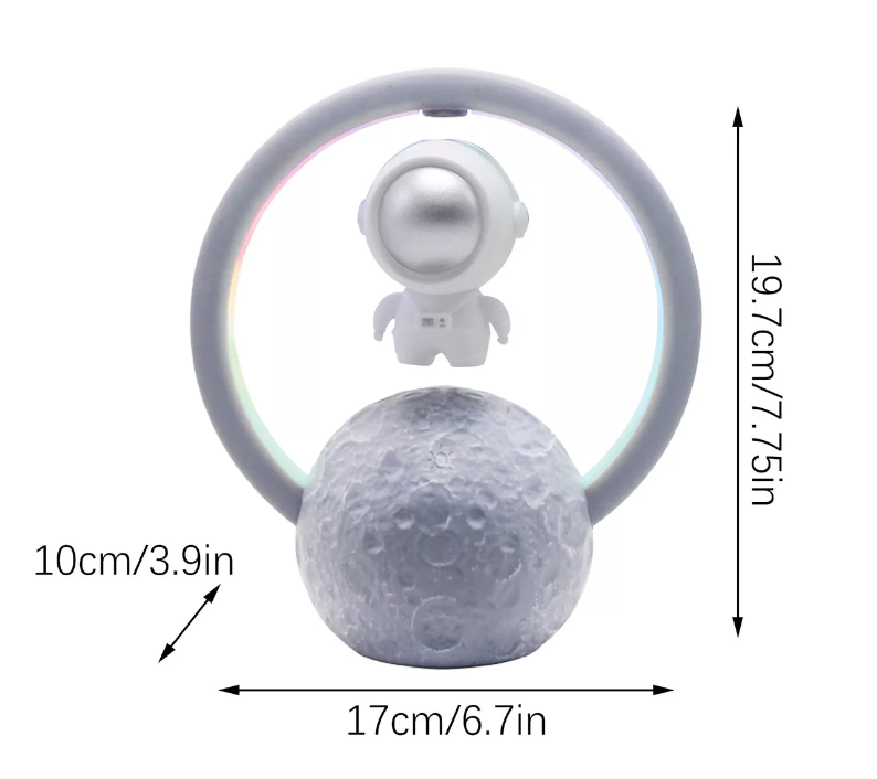 Parlante Bluetooth Astronauta De Levitación Magnética