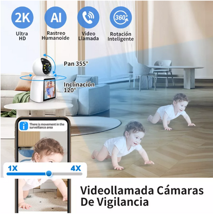 Cámara De Video Llamada Bidireccional Con Pantalla Hd De 2.8