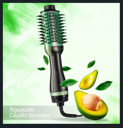 Combo Cepillo Secador + Waflera Ondas de Sirena Aguacate