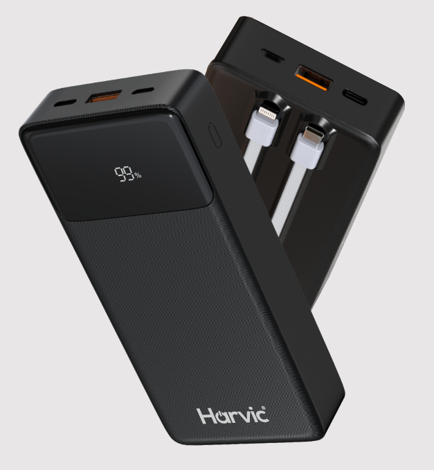 Batería Power Bank Harvic 20.000 Mah Carga Rápida