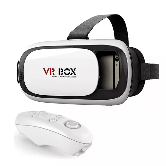 Gafas De Realidad Virtual 3d Vr Box + Control Bluetooth