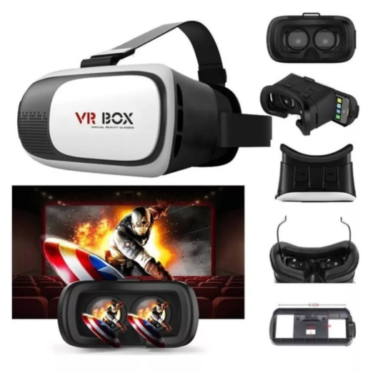 Gafas De Realidad Virtual 3d Vr Box + Control Bluetooth