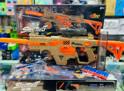 Pistola Hidrogel Dardos Agua Largo Alcance Recargable