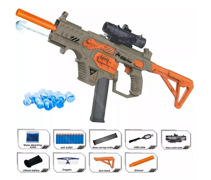 Pistola Hidrogel Dardos Agua Largo Alcance Recargable
