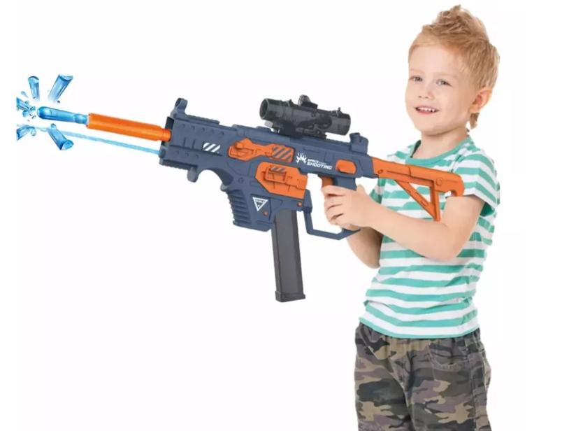 Pistola Hidrogel Dardos Agua Largo Alcance Recargable