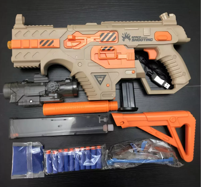 Pistola Hidrogel Dardos Agua Largo Alcance Recargable