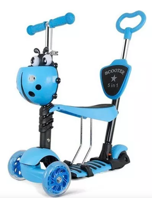 Patineta Scooter Convertible 5 En 1 Para Niños