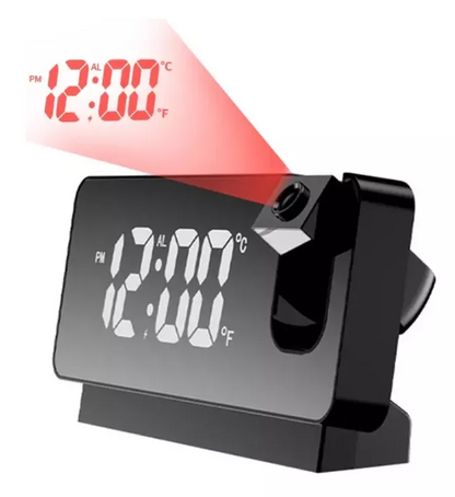 Reloj despertador digital con proyector