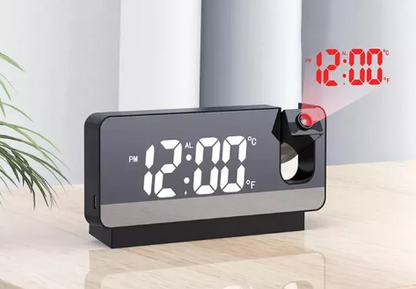 Reloj despertador digital con proyector