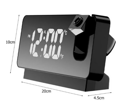 Reloj despertador digital con proyector