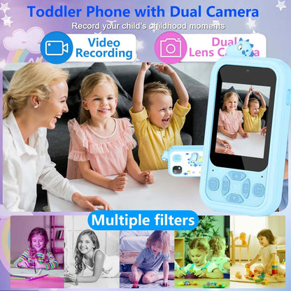 TELEFONO DE JUGUETE CON CAMARA PARA NIÑOS