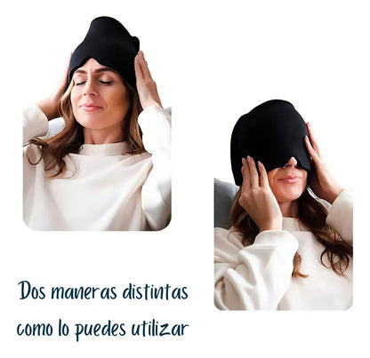 Gorro Para Migraña Compresa De Gel Frío Para Ojos