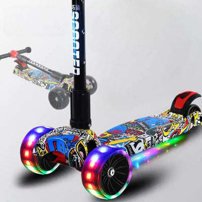 Patineta Humo Scooter Niños Música Luces 🔥