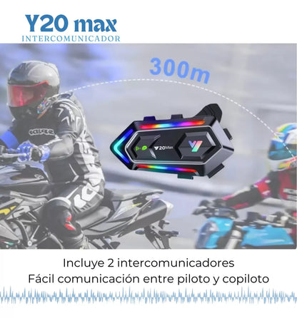 Intercomunicador Y20 Max COMBO x 2 unidades
