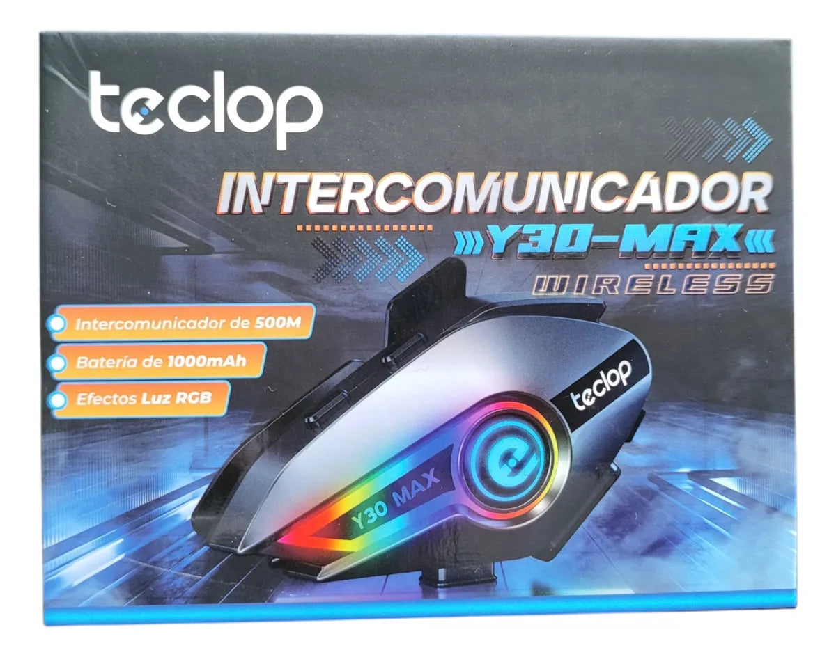 INTERCOMUNICADOR PARA MOTO BLUETOOTH Y30👌