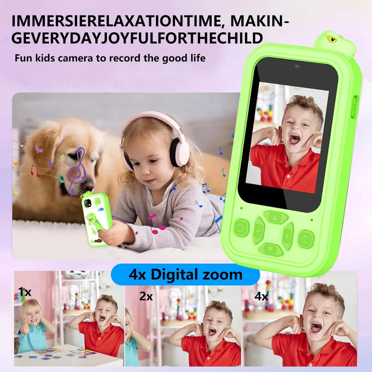 TELEFONO DE JUGUETE CON CAMARA PARA NIÑOS