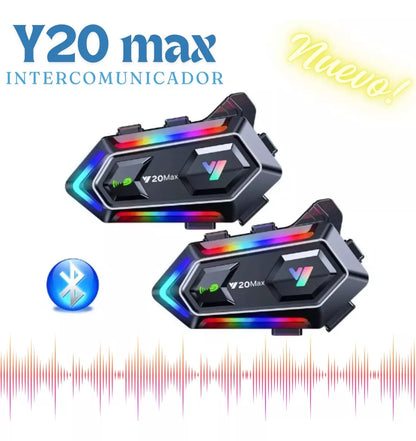 Intercomunicador Y20 Max COMBO x 2 unidades