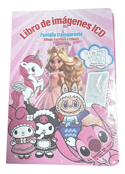 LIBRO MAGICO CON BOCETOS INTERCAMBIABLES