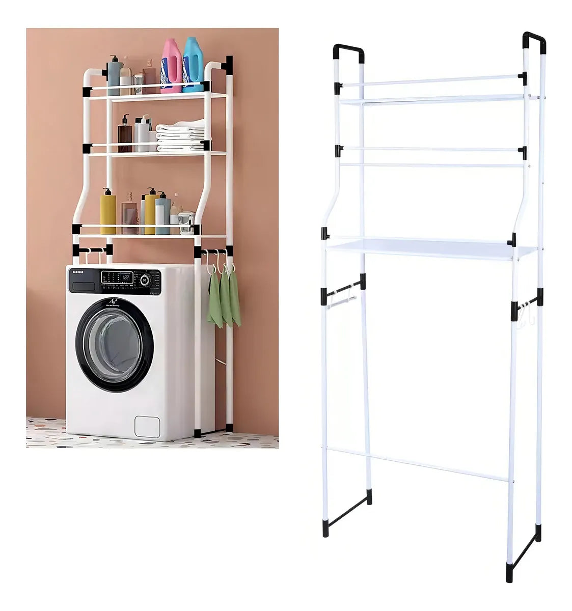 ESTANTE ORGANIZADOR ZONA LAVANDERIA 3 NIVELES