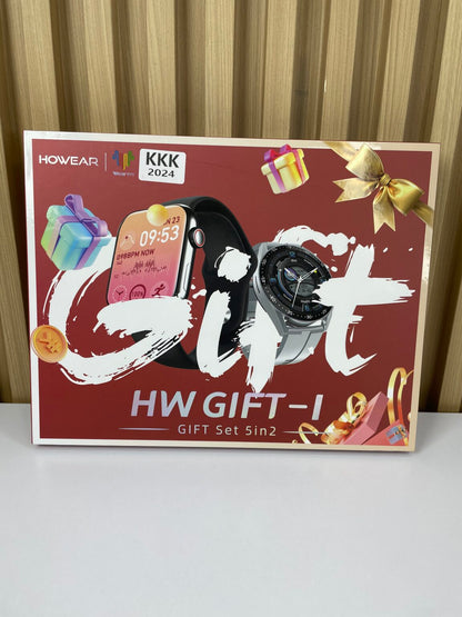Combo 2x1 HW GIFT – KKK2024 Smartwatch Cuadrado + Smartwatch Redondo