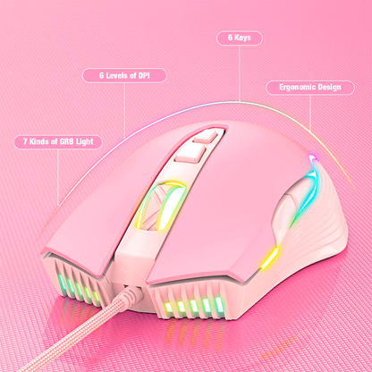 Kit Gamer Onikuma Teclado + Mouse  Led RGB