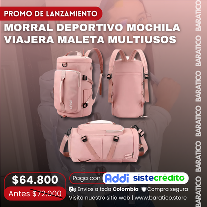 🟢🔥MORRAL DEPORTIVO/VIAJERA MULTIUSO VIRAL🧳