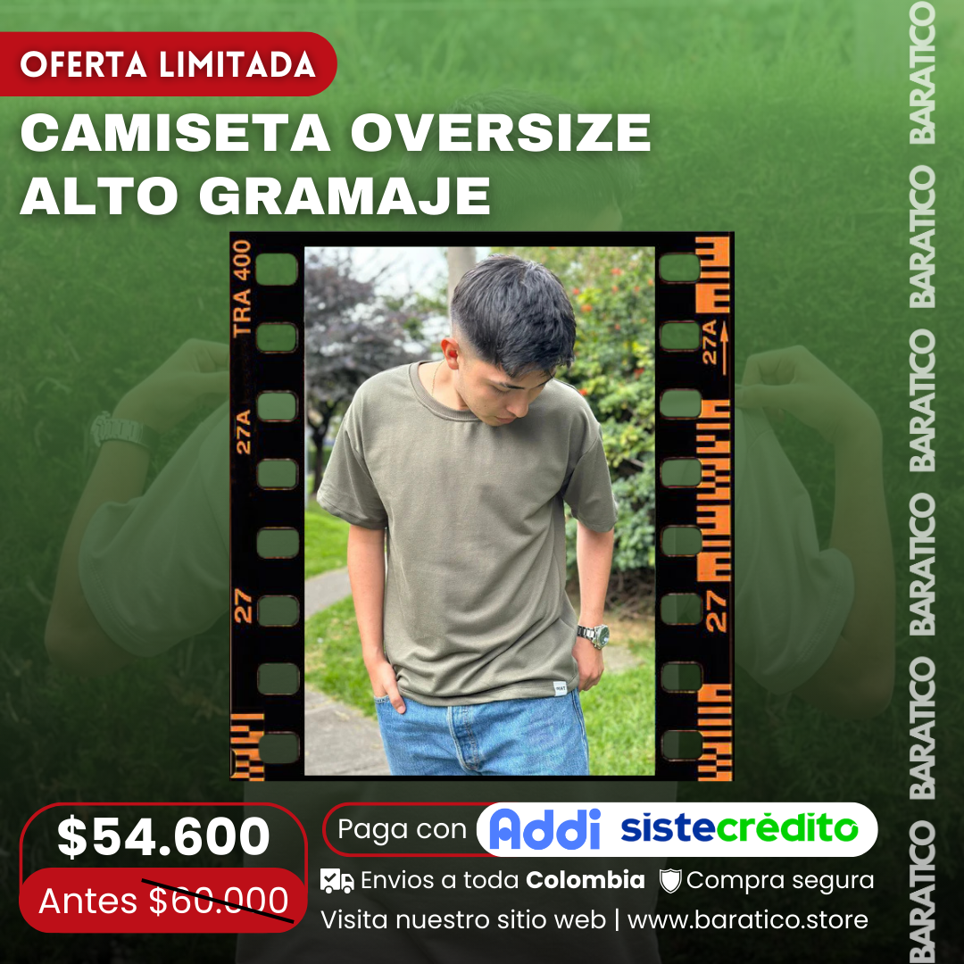 CAMISETA OVERSIZE ALTO GRAMAJE👕