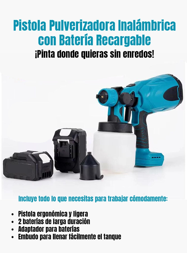 Compresor de Pintura Profesional Dos Baterias
