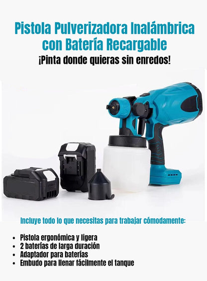 Compresor de Pintura Profesional Dos Baterias