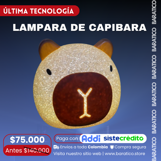 LAMPARA DE CAPIBARA