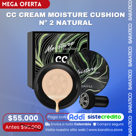 CC CREAM MOISTURE CUSHION Nº 2 NATURAL