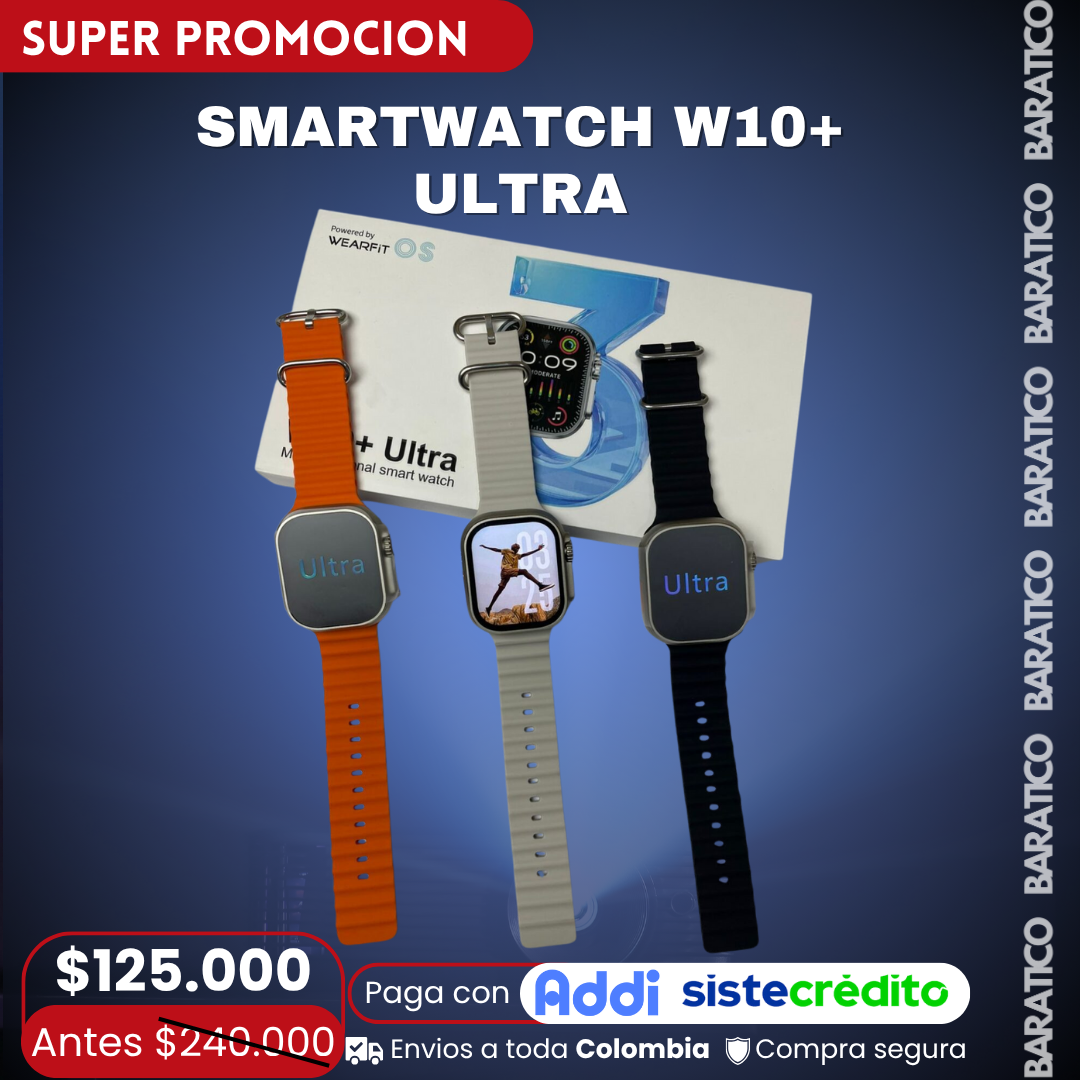 SMARTWATCH W10+ ULTRA