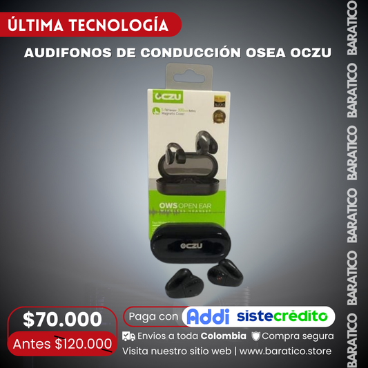 AUDIFONOS DE CONDUCCIÓN OSEA OCZU