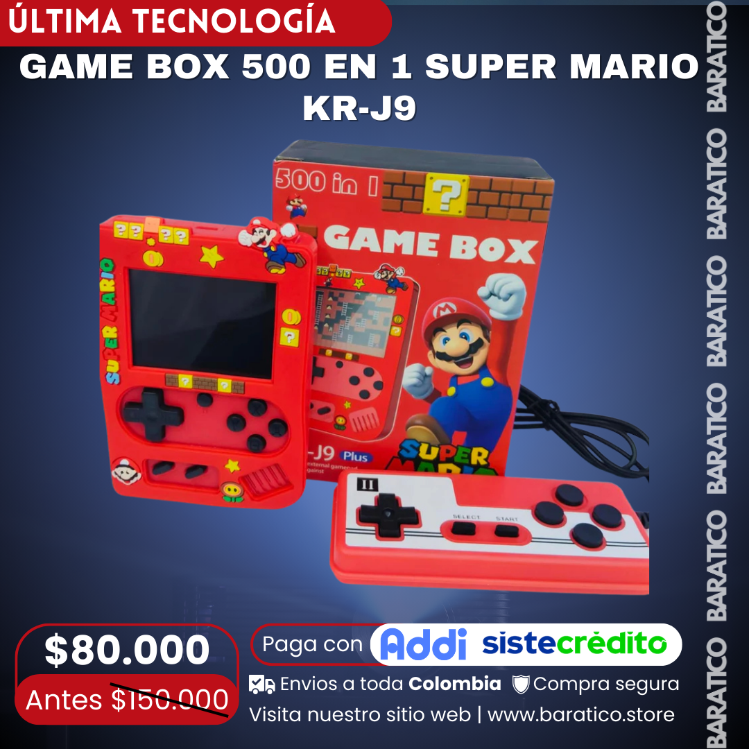 GAME BOX 500 EN 1 KR-J9 🎮