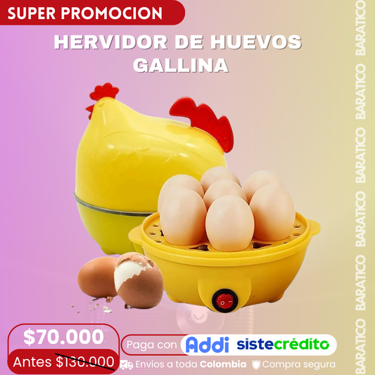 HERVIDOR DE HUEVOS GALLINA