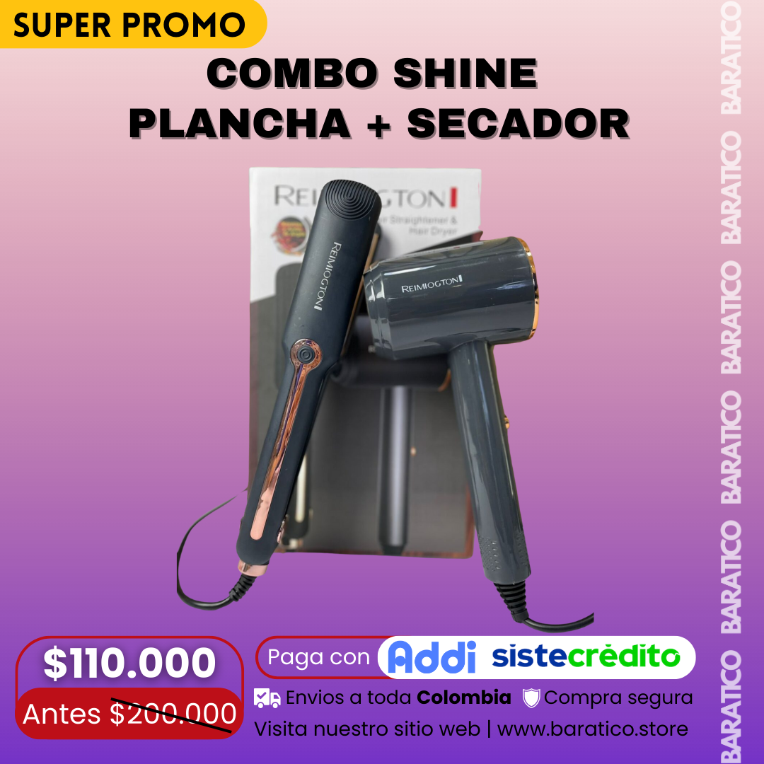 COMBO SHINE PLANCHA + SECADOR