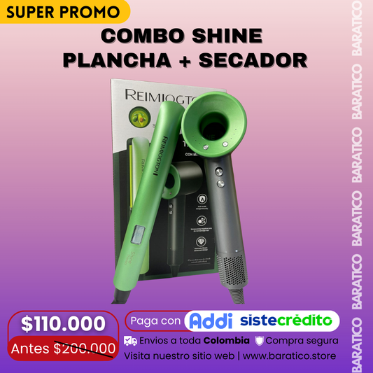 COMBO SHINE PLANCHA + SECADOR