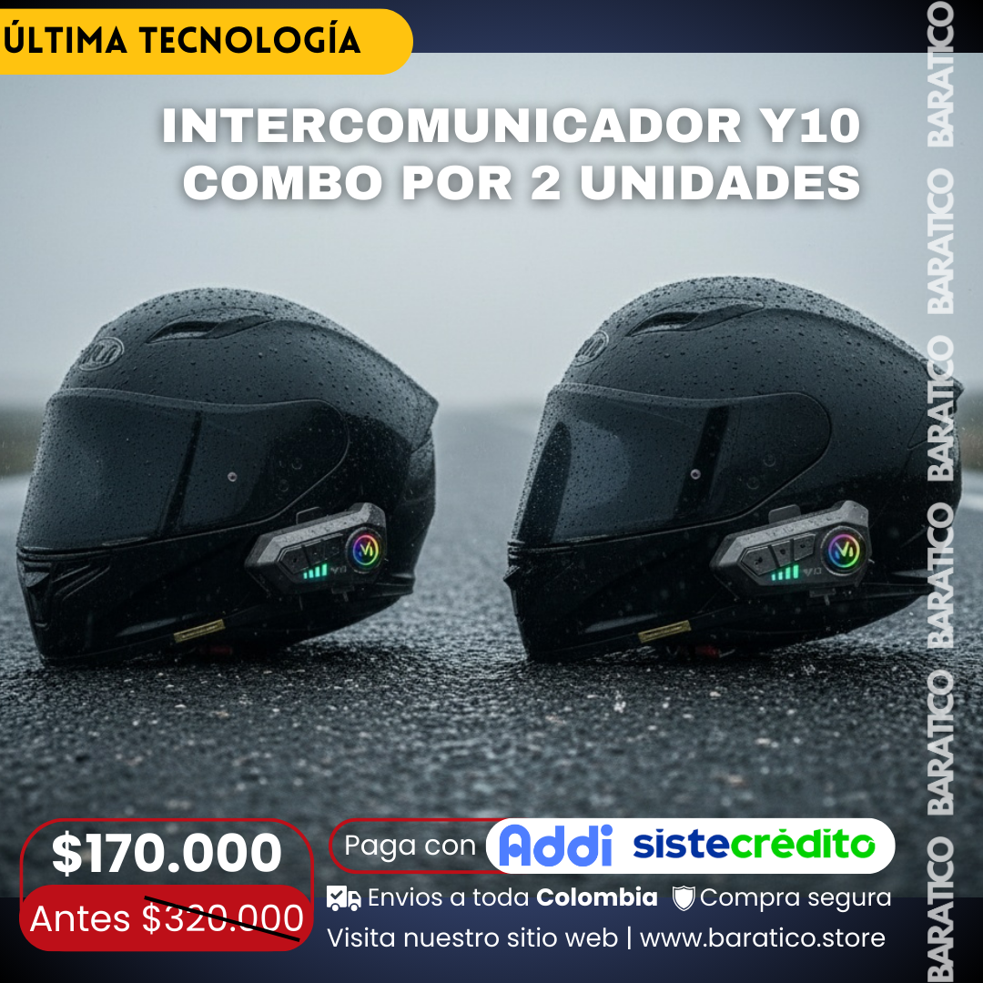 INTERCOMUNICADOR Y10 COMBO POR 2 UNIDADES