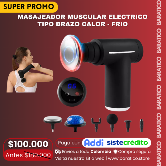 MASAJEADOR MUSCULAR ELECTRICO TIPO BRAZO CALOR - FRIO