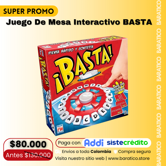 Juego De Mesa Interactivo BASTA