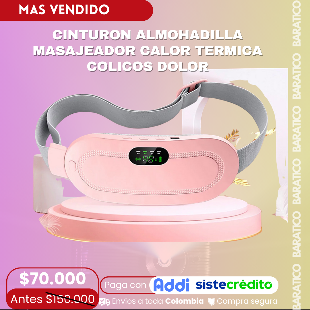 Cinturon Faja Termica Para Colicos Menstruales