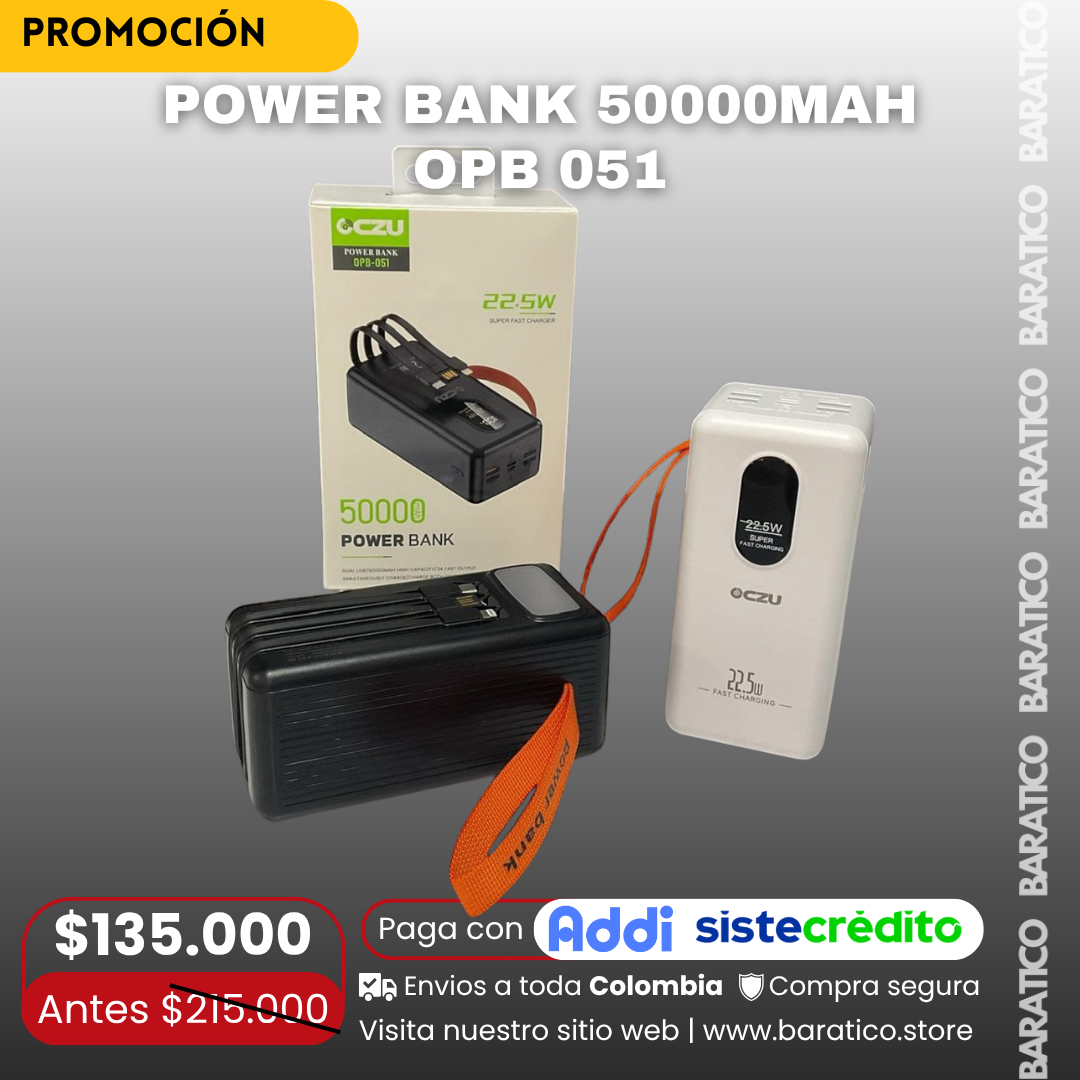 POWER BANK 50000MAH OPB 051