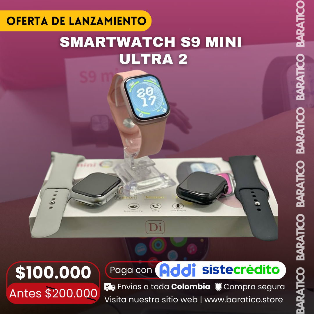 Smartwatch S9 Mini 41mm 2 Correas