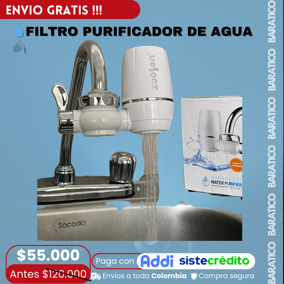 💧FILTRO PURIFICADOR DE AGUA🚿